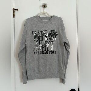 Taylor Swift The Eras Tour Gray Sweatshirt